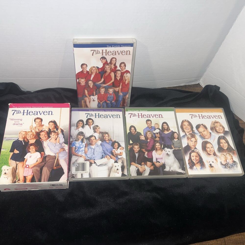 7th Heaven DVD Bundle - Seasons 2, 3, 4, 5, & 8. Complete
